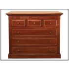 Concerto 5522 komód fiókos 3+2 Fehér Dió