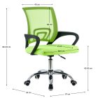 DEX forgószék zöld