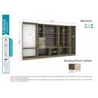 Firenze új szekrénysor 380 cm